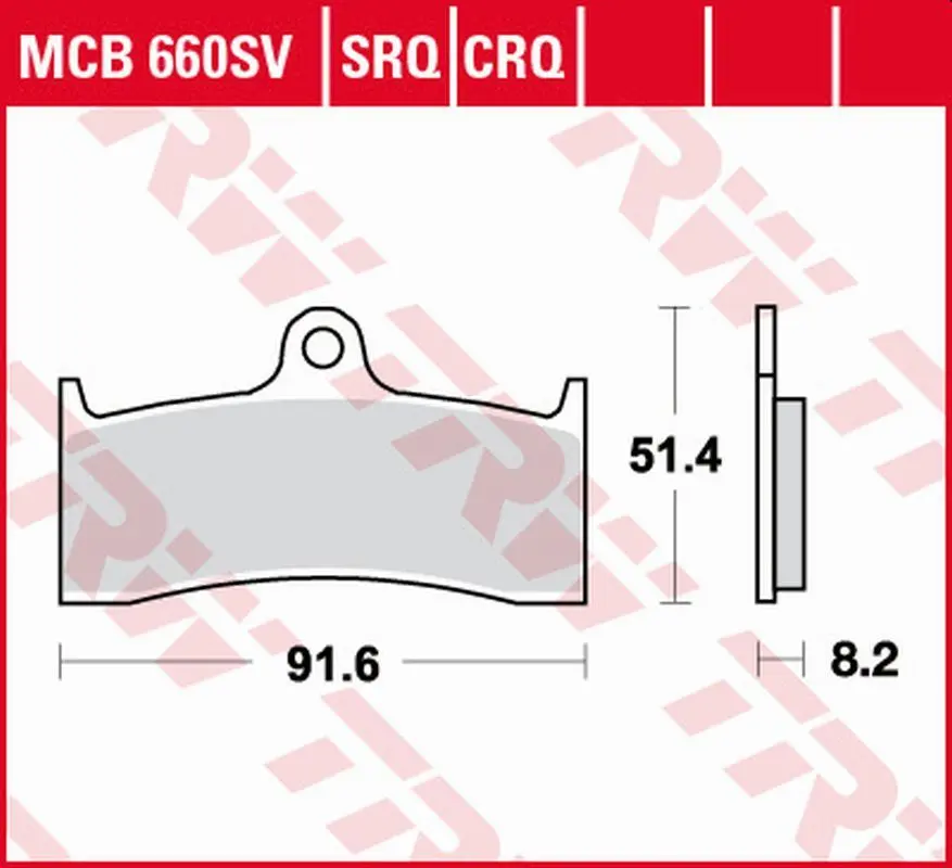 TRW ZF brzdové destičky KH424 sintrované STREET BUELL M2/S3/X1 1200 98-02, HONDA CB 1300 98-00, KAWASAKI ZX-7RR 96-99, MV AUGUSTA F4 750 00-05,