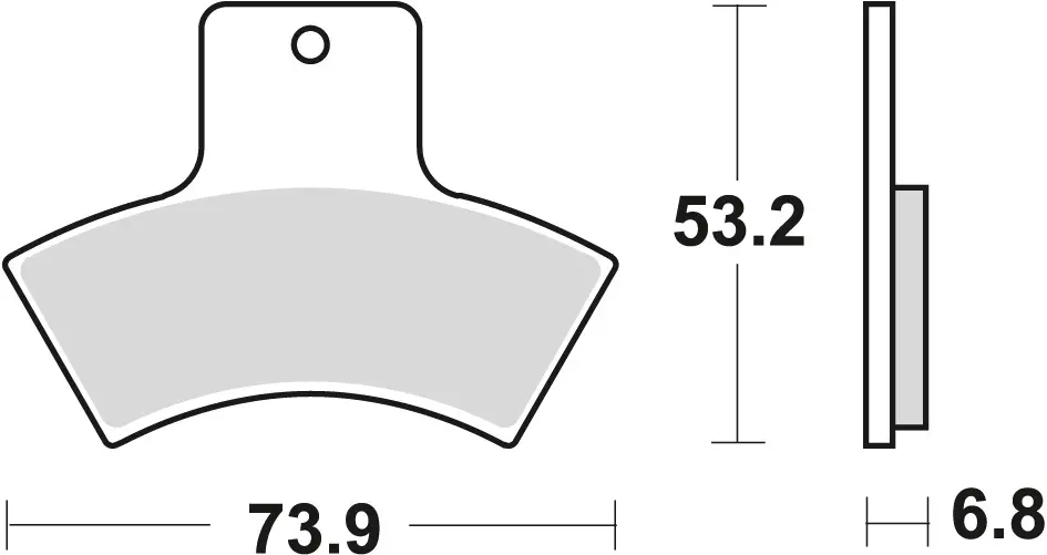 TRW ZF brzdové destičky KH270 sintrované OFFROAD POLARIS SCRAMBLER / EXPLORER 400 98-02, SCRAMBLER 500 98-04, zadní (TRW ZF brzdové destičky KH270)