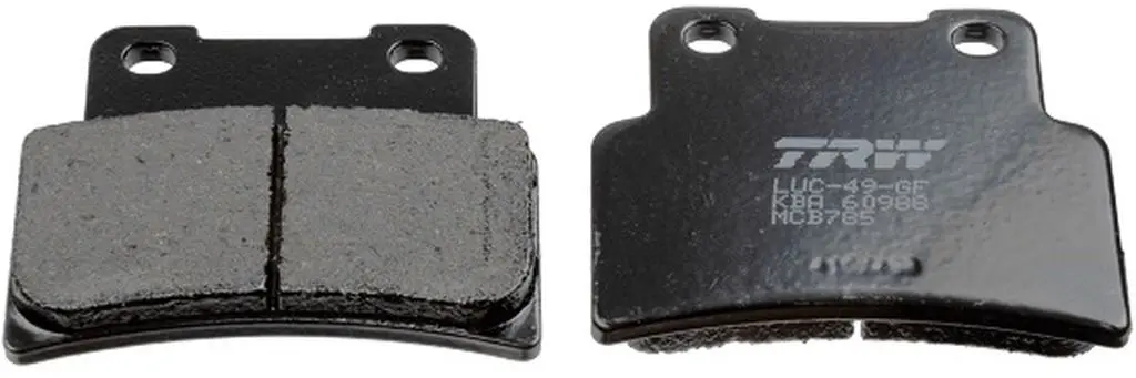 TRW ZF brzdové destičky KH432 organické APRILIA RS 125 07-13, SL 750 07-16, SMV 750 17-, YAMAHA MT / YZF 125 14-19, přední (TRW ZF brzdové destičky)