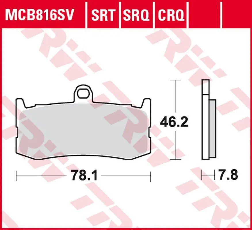 TRW ZF brzdové destičky KH491 karbonové závodní TRIUMPH DAYTONA 675 09-17 přední (TRW ZF brzdové destičky KH491 karbonové závodní TRIUMPH DAYTONA 675)
