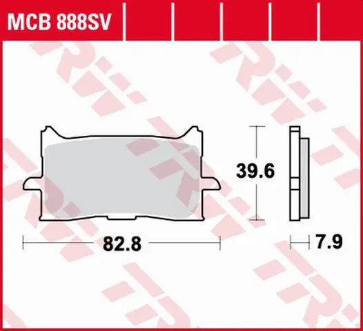 TRW ZF brzdové destičky KH679 sintrované STREET HONDA CRF 1000/1100 L AFRICA TWIN 15-19, X-ADV 750 17-19, CB 125 / 300 R 18-19, přední (TRW ZF)