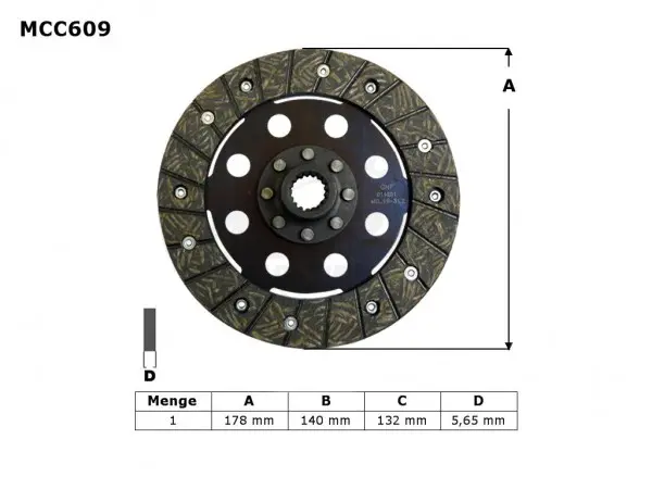TRW MOTO lamela spojky BMW HP2 1200 (ENDURO), (MEGAMOTO) 04-07, R 1200RT, 1200GS, 1200GS (ADVENTURE), 1200S, 1200R, 1200ST, 1170, 1170 SCRAMBLER ABS