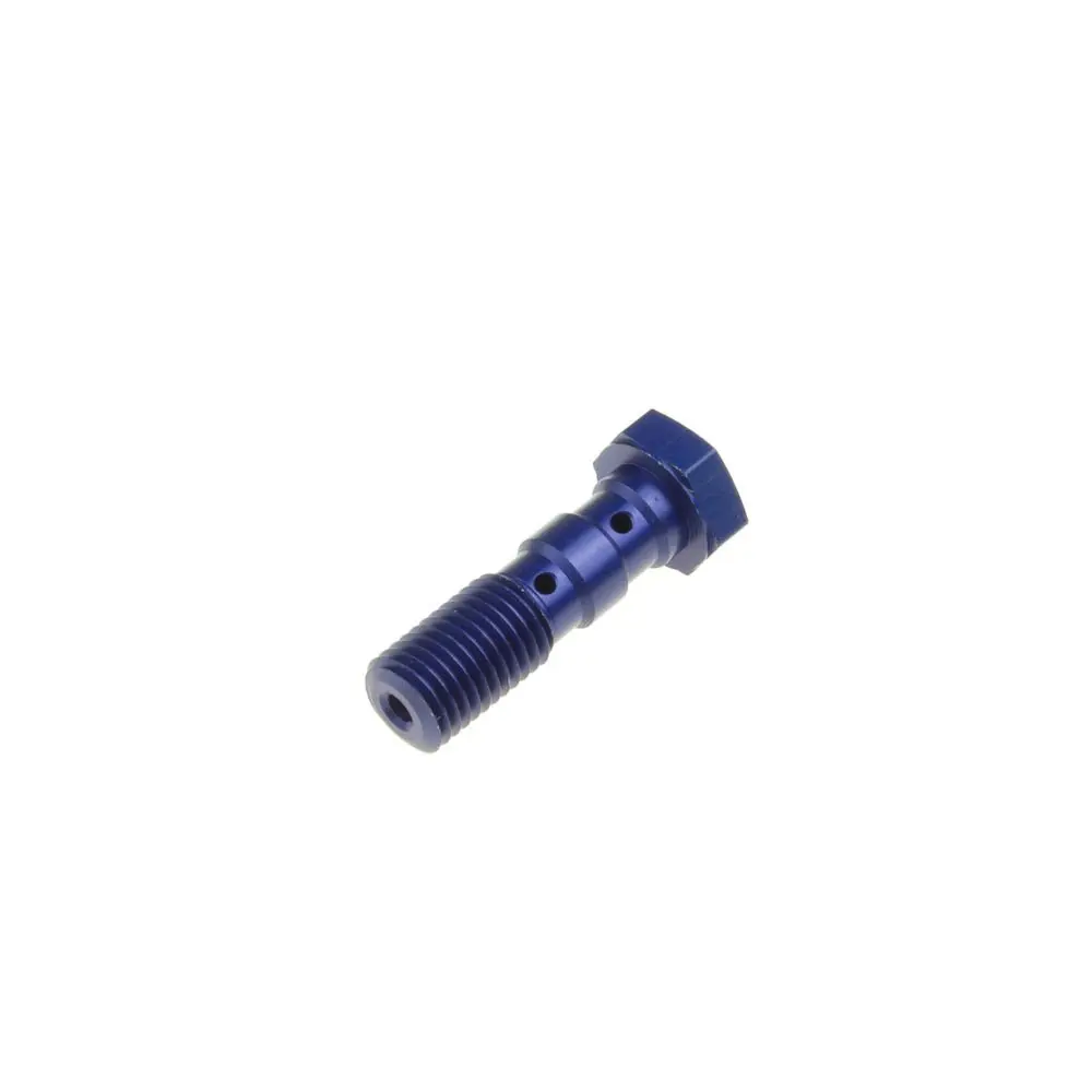 TRW ZF hydraulický šroub pro brzdové hadice M10X1,25 dvojitý barva modrá (TRW ZF hydraulický šroub pro brzdové hadice M10X1,25 dvojitý barva modrá)
