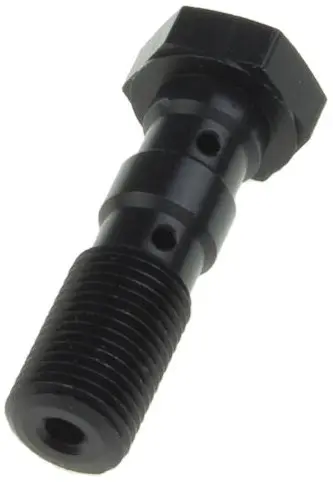 TRW ZF hydraulický šroub pro brzdové hadice M10X1,00 dvojitý barva černá (TRW ZF hydraulický šroub pro brzdové hadice M10X1,00 dvojitý barva černá)