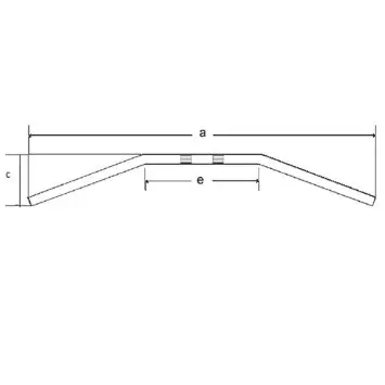 TRW ZF řidítka ocelová 22mm DRAGBAR MEDIUM barva černá (TRW ZF řidítka ocelová 22mm DRAGBAR MEDIUM barva černá)