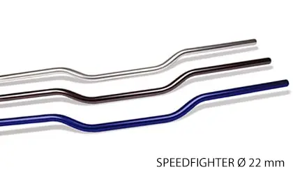TRW ZF řidítka hliníková 22mm SPEEDFIGHTER barva stříbrná (TRW ZF řidítka hliníková 22mm SPEEDFIGHTER barva stříbrná)