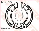 TRW ZF brzdové čelisti (80x18mm) (H301) (TRW ZF brzdové čelisti (80x18mm) (H301))