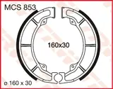 TRW ZF brzdové čelisti (160x30mm) (K705) KAWASAKI EL/GPZ/ER/Z/ZL (TRW ZF brzdové čelisti (160x30mm) (K705) KAWASAKI EL/GPZ/ER/Z/ZL)