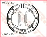 TRW ZF brzdové čelisti (160x30mm) (S606) (TRW ZF brzdové čelisti (160x30mm) (S606))