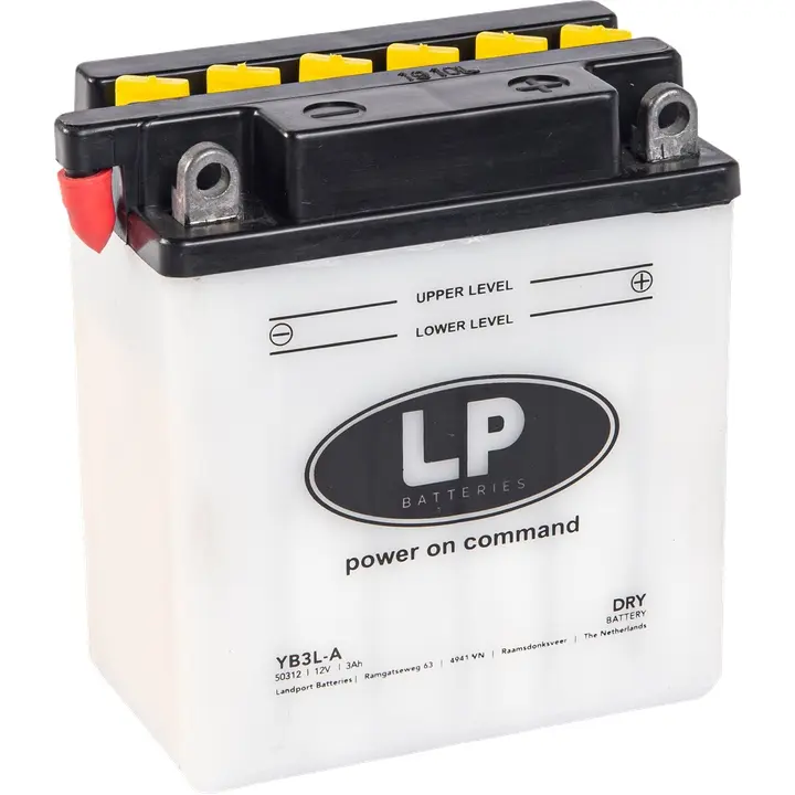 LANDPORT akumulátor YB3L-A (MD LB3L-A) 12V 3AH 100X57X110 obsluhovatelný - elektrolyt zvlášť (12) UE48 (LANDPORT akumulátor YB3L-A (MD LB3L-A) 12V)