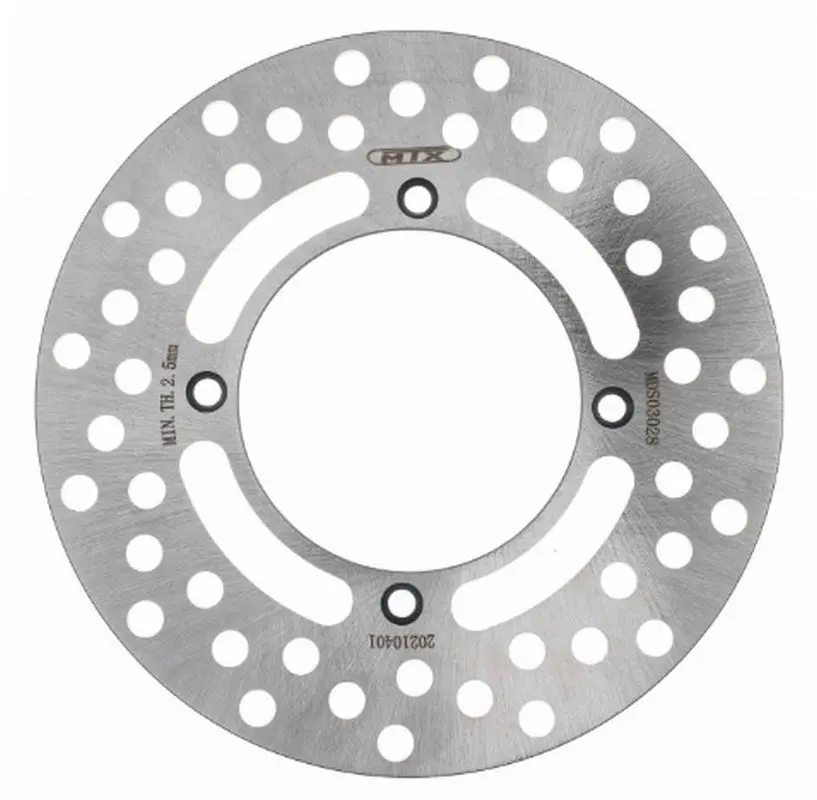MTX PARTS brzdový kotouč zadní KAWASAKI KX 80/100 88-01, SUZUKI RM 80 90-01, RM 85 02-04 (184X84X3mm) (4X6,5mm) (MTX PARTS brzdový kotouč zadní)