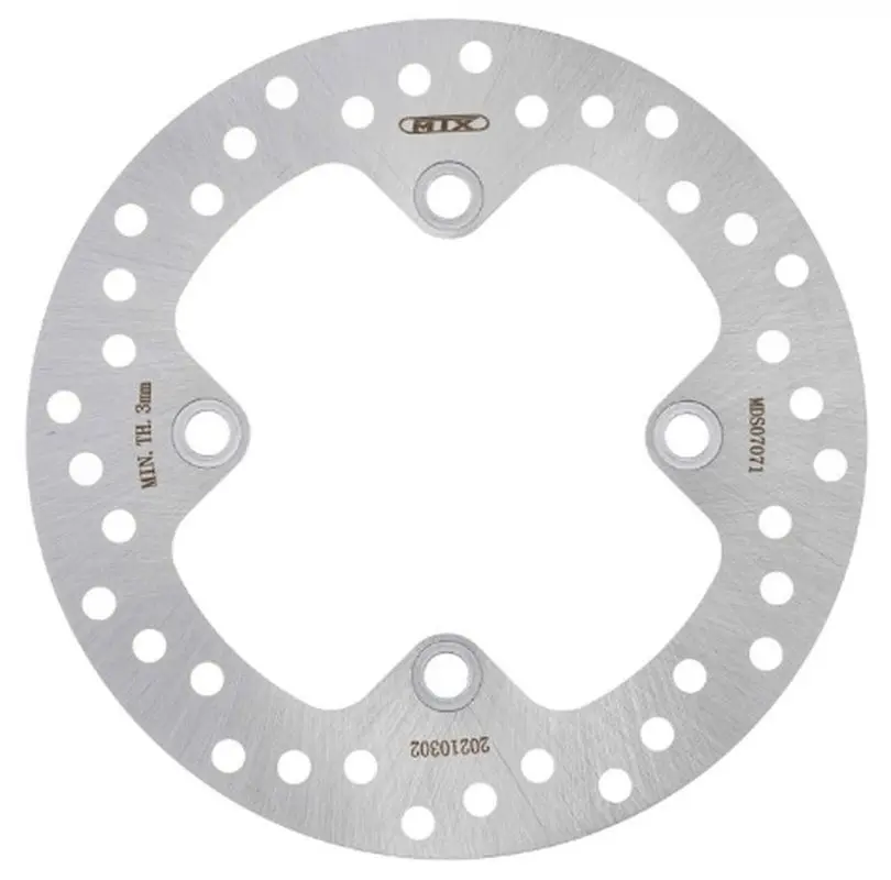 MTX PARTS zadní brzdový kotouč YAMAHA YFM 550 GRIZZLY 11-14, YFM 700 GRIZZLY 07-18 (250X98X4,0mm) (4X10,5mm) (MTX PARTS zadní brzdový kotouč YAMAHA)