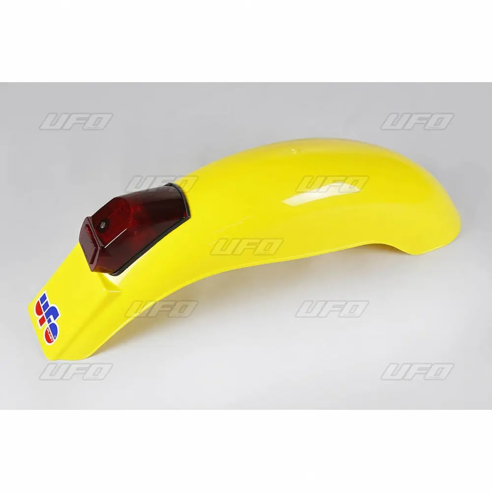 UFO blatník zadní univerzální CROSS ENDURO VINTAGE se světlem 50CC, 80CC, 125CC 75-79 barva žlutá (UFO blatník zadní univerzální CROSS ENDURO VINTAGE)