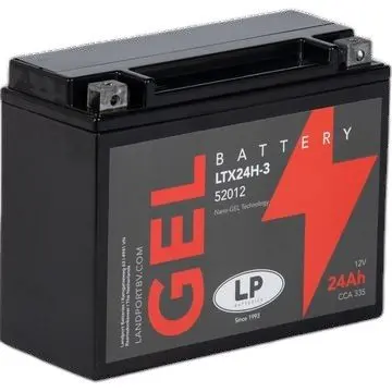 LANDPORT akumulátor gelový YTX24H-3 (MG LTX24H-3) 12V 24AH (CCN 335) 205X87X162 bezúdržbový - předplněný (2) (LANDPORT akumulátor gelový YTX24H-3 (MG)
