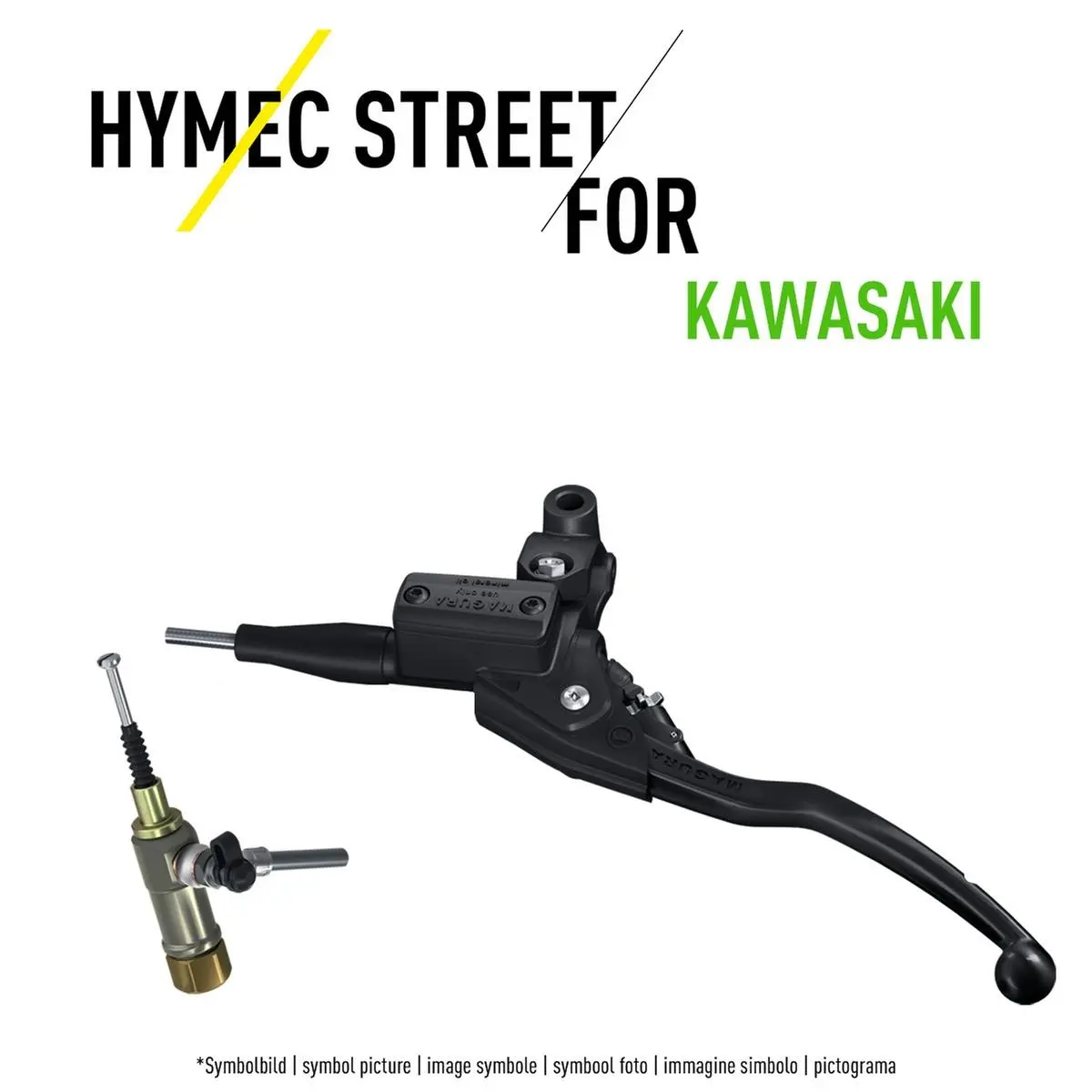 MAGURA sada hydraulické spojky HYMEC 167 KAWASAKI Z 750S/R 04-12; Z 800 13-16; Z 1000 03-17 (průměr pístku 10,5mm) (MAGURA sada hydraulické spojky)