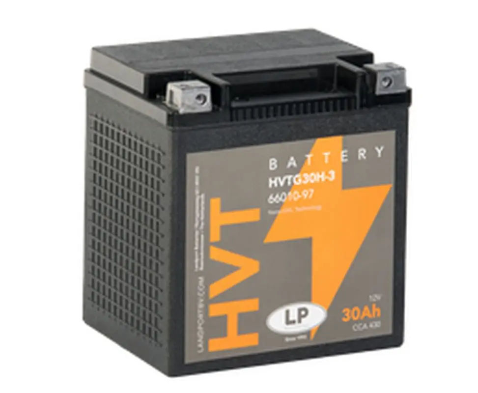 LANDPORT akumulátor gelový HVTG30H-3 (MH HVTG30H-3) 12V 30AH 166X130X175 HEAVY V-TWIN bezúdržbový - nalit (zvýšený startovací proud 430A) (2) -