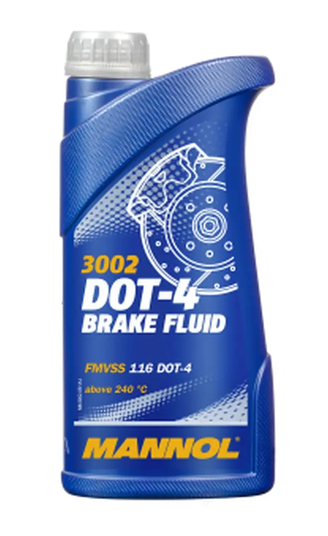 MANNOL BRAKE FLUID DOT-4 (450ml) - brzdová kapalina (3002) (MANNOL BRAKE FLUID DOT-4 (450ml) - brzdová kapalina (3002))