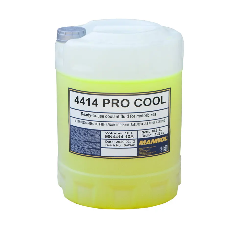 MANNOL chladící kapalina PRO COOL 10L motocyklová (-40°C/+135°C) připravena k použití (75) (MANNOL chladící kapalina PRO COOL 10L motocyklová)