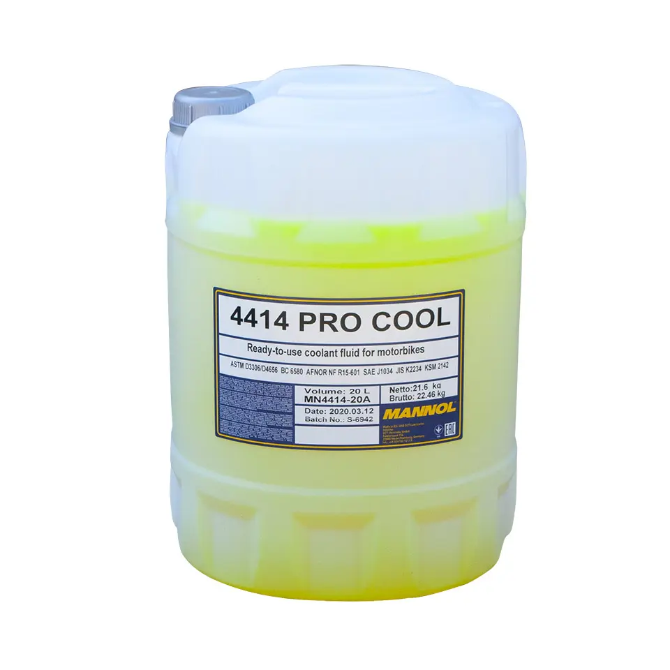MANNOL chladící kapalina PRO COOL 20L motocyklová (-40°C/+135°C) připravena k použití (48) ( )