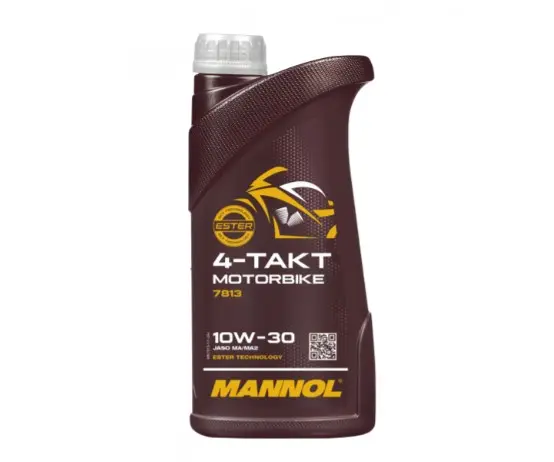 MANNOL motorový olej 4T MOTORBIKE 10W50 1L syntetický ESTER TECHNOLOGY (JASO MA/MA2) (7814) (20) (MANNOL motorový olej 4T MOTORBIKE 10W50 1L)