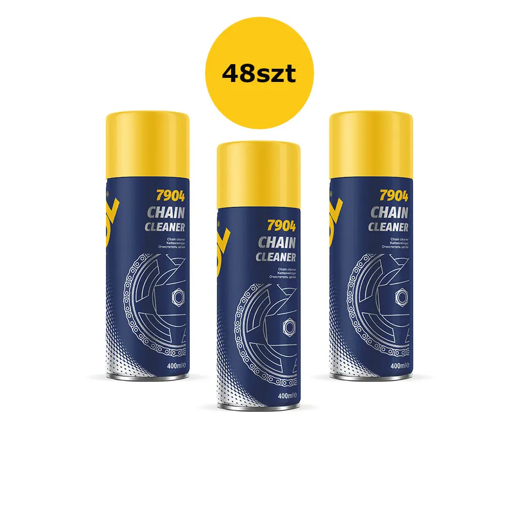 MANNOL CHAIN CLEANER 400ML - sprej na čištění řetězu (7904) - karton 48 kusů (set) (MANNOL CHAIN CLEANER 400ML - sprej na čištění řetězu (7904) -)