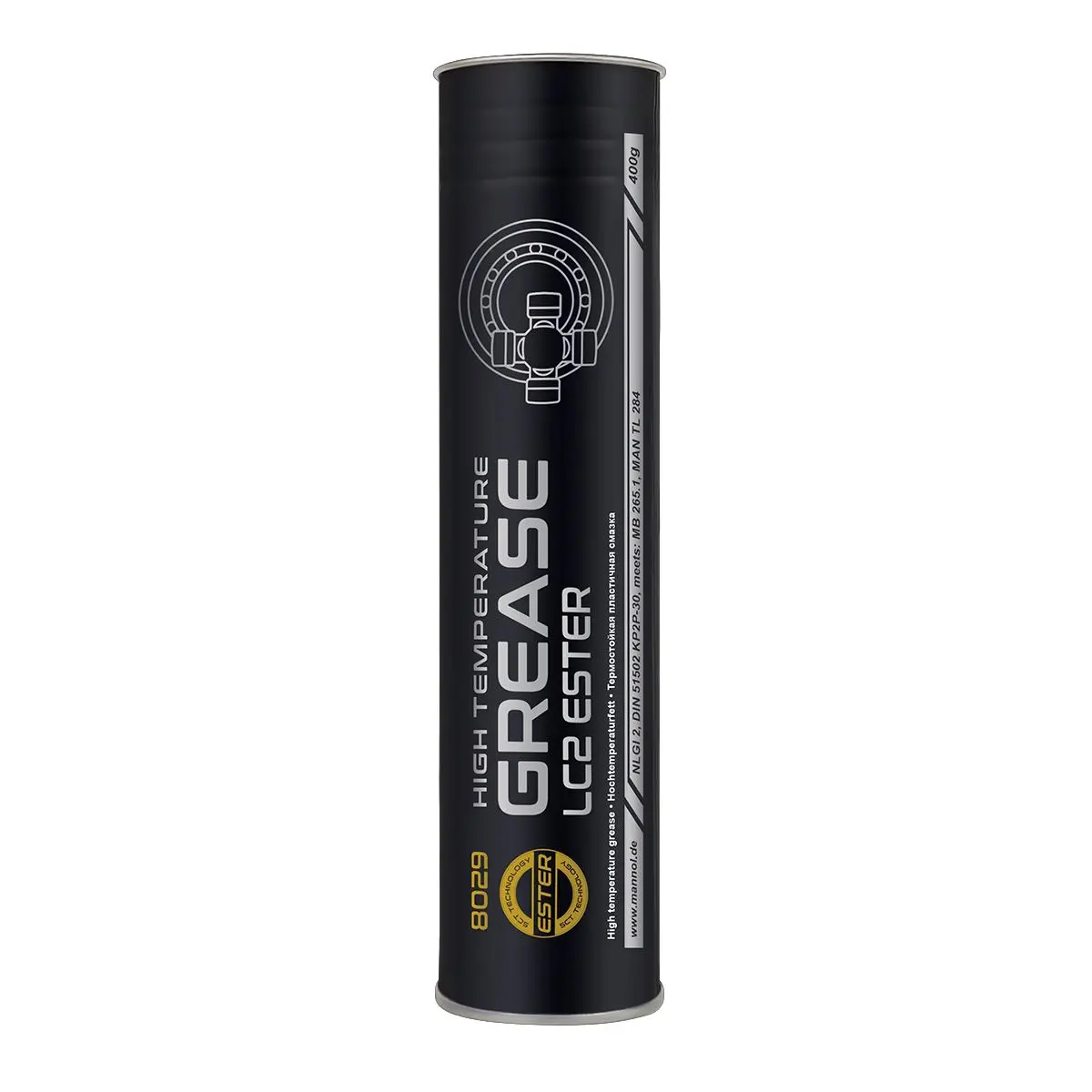 MANNOL vysokoteplotní mazivo LC2 400GR (+170 ST.C) pro klouby HIGH TEMPERATURE GREASE (8104) (8029) (MANNOL vysokoteplotní mazivo LC2 400GR (+170)