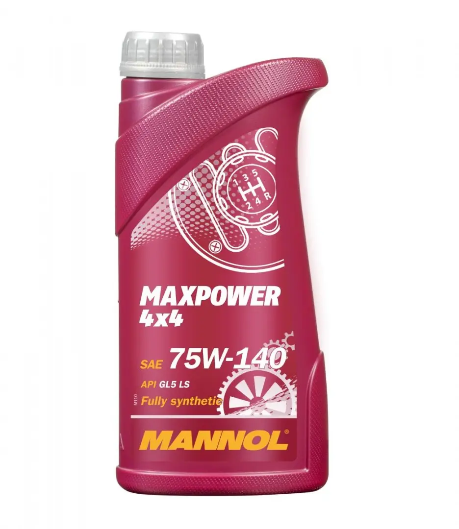 MANNOL MAXPOWER 4X4 75W140 API GL5 - olej převodový syntetický 1L (75W-140) (MANNOL MAXPOWER 4X4 75W140 API GL5 - olej převodový syntetický 1L)