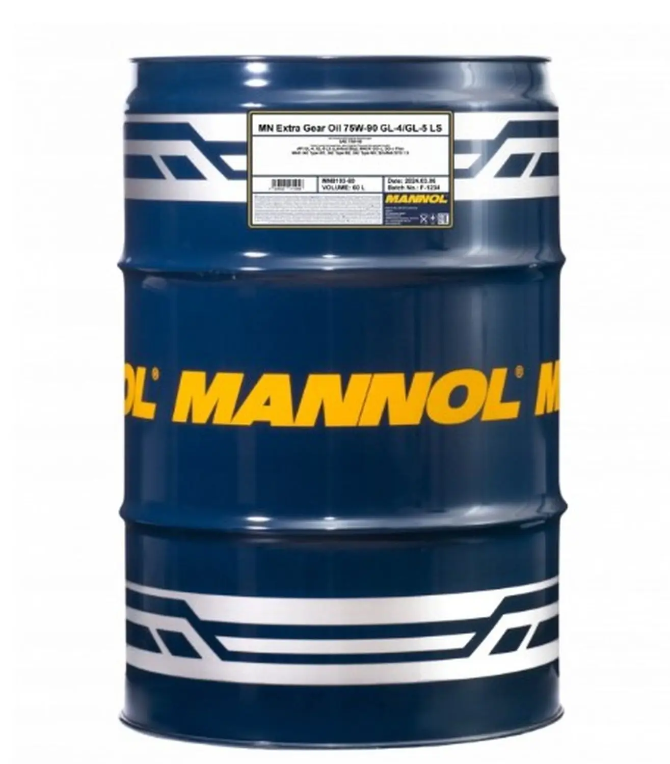 MANNOL EXTRA GETRIEBEOEL 75W90 API GL4/GL5 LS- olej převodový syntetický sud 60L (75W-90) (MANNOL EXTRA GETRIEBEOEL 75W90 API GL4/GL5 LS- olej)