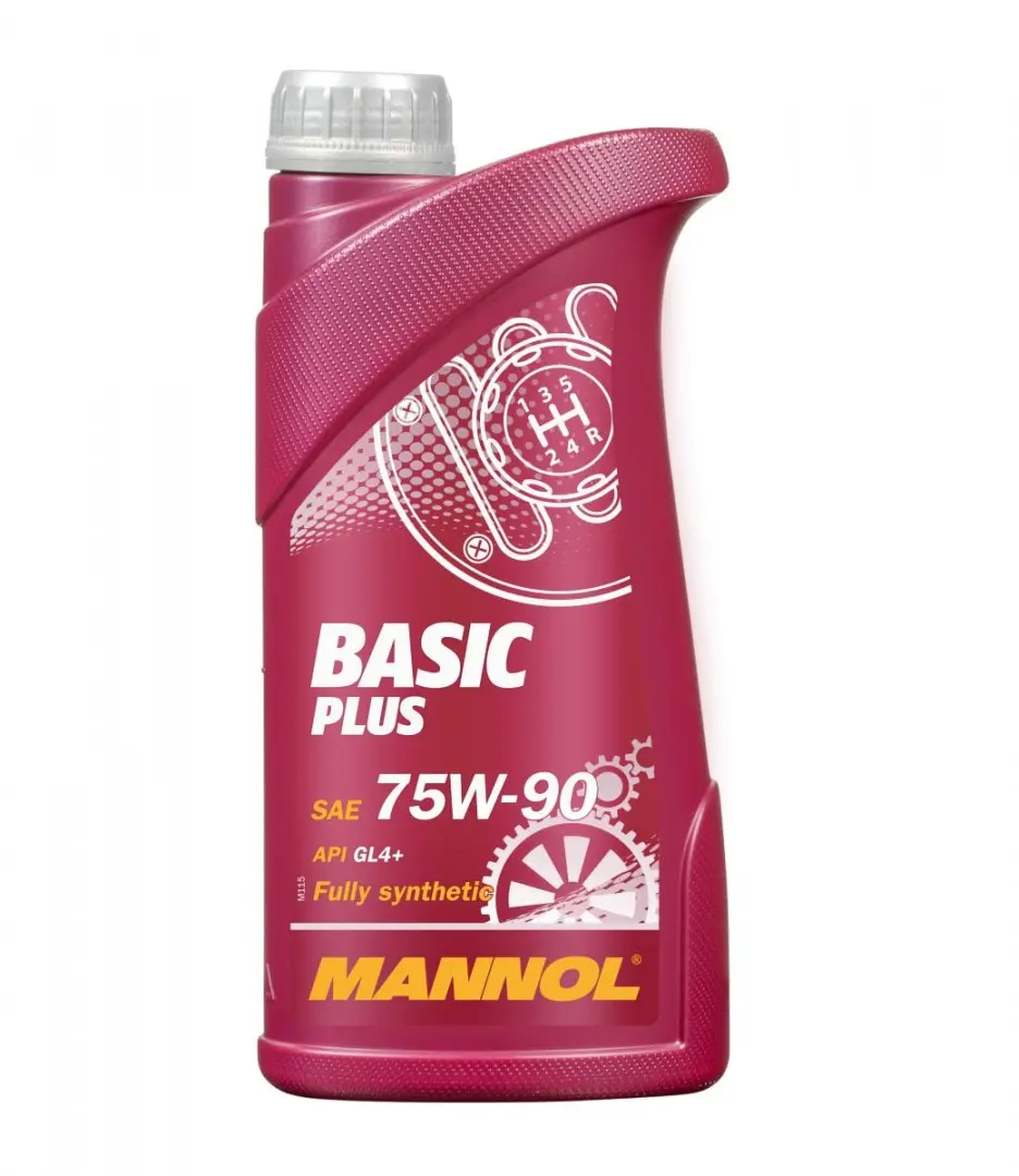 MANNOL BASIC PLUS 75W90 API GL4+ olej převodový syntetický 1L (75W-90) (MANNOL BASIC PLUS 75W90 API GL4+ olej převodový syntetický 1L (75W-90))