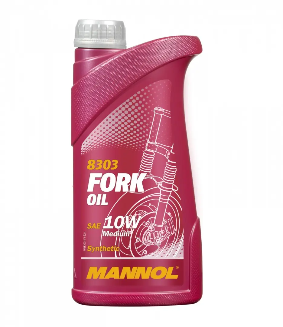 MANNOL olej do přední vidlice / tlumičů / zavěšení FORK OIL SAE 10W 1L (8303) (20) (MANNOL olej do přední vidlice / tlumičů / zavěšení FORK OIL SAE)