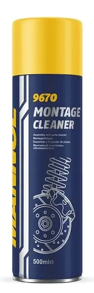 MANNOL MONTAGE CLEANER odmašťovač brzd 500ml BRAKE CLEANER (9670) (24) (1200) ( )