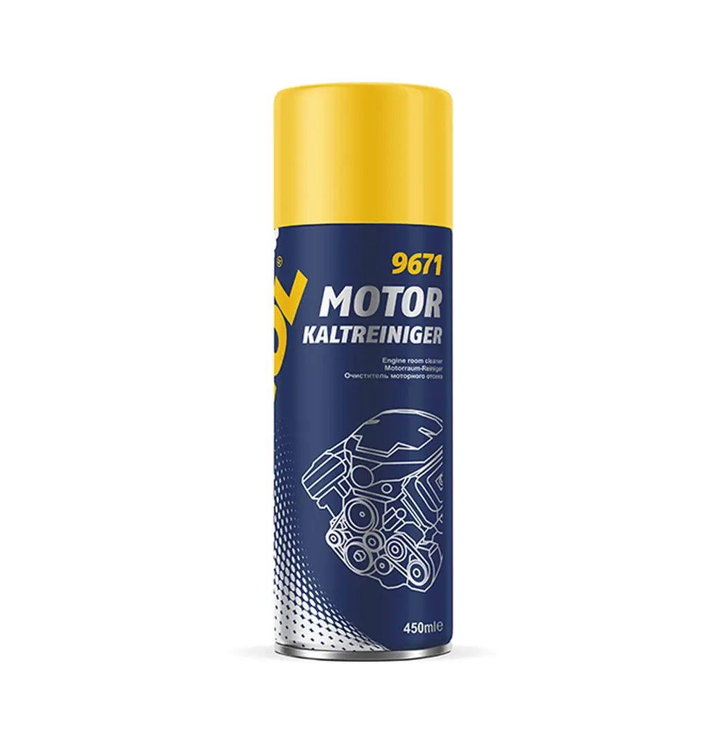 MANNOL MOTOR KALTREINIGER 450ML - silný sprej na čištění motoru (9671) (24) ( )
