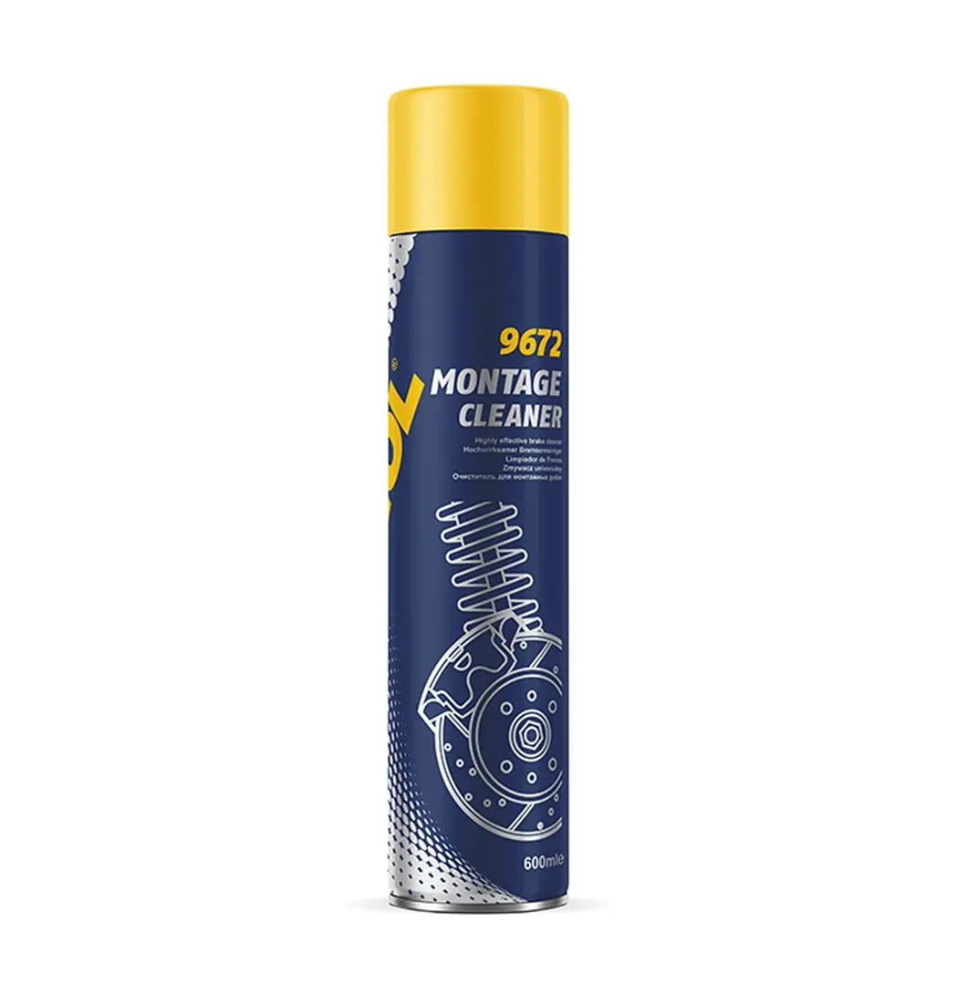 MANNOL MONTAGE CLEANER odmašťovač brzd 600ml BRAKE CLEANER (9672) (24) (1200) ( )