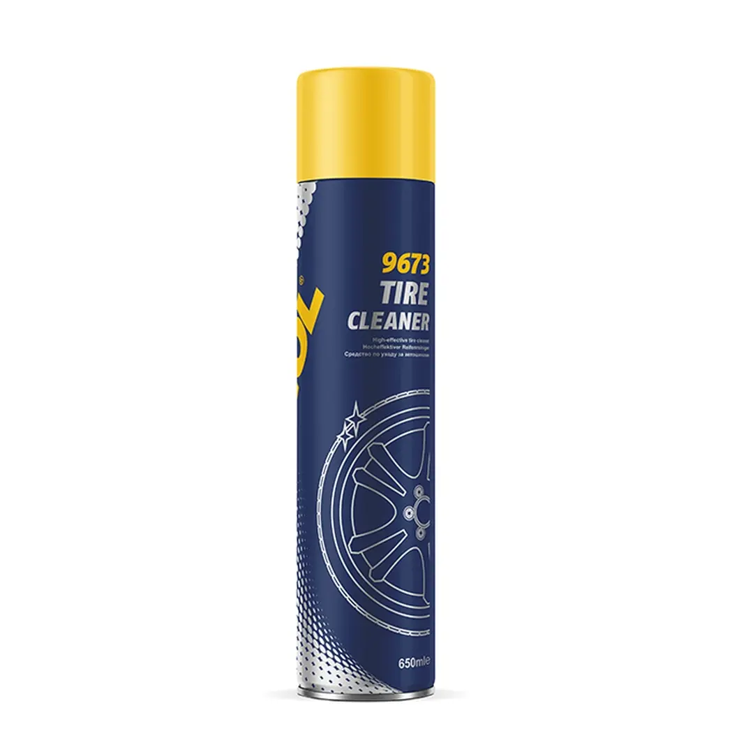 MANNOL TIRE CLEANER 650ML - přípravek (sprej) na čištění a údržbu pneumatik (9673) (12) (MANNOL TIRE CLEANER 650ML - přípravek (sprej) na čištění a)