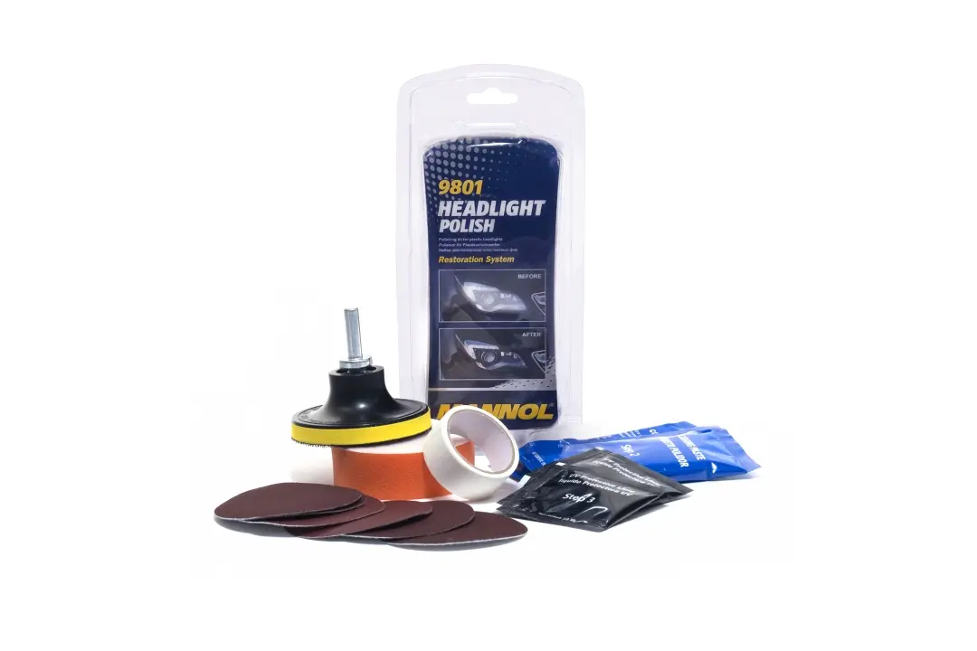MANNOL HEADLIGHT POLISH sada na leštění světlometů (9801) (42) ( )