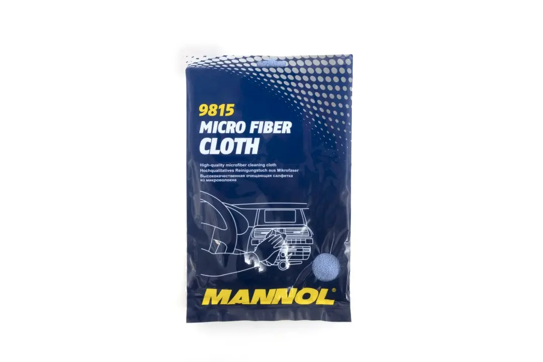 MANNOL MICROFIBER CLOTH - utěrka z mikrovlákna (mokré a suché čištění) doporučeno pro lak (9815) (150) ( )