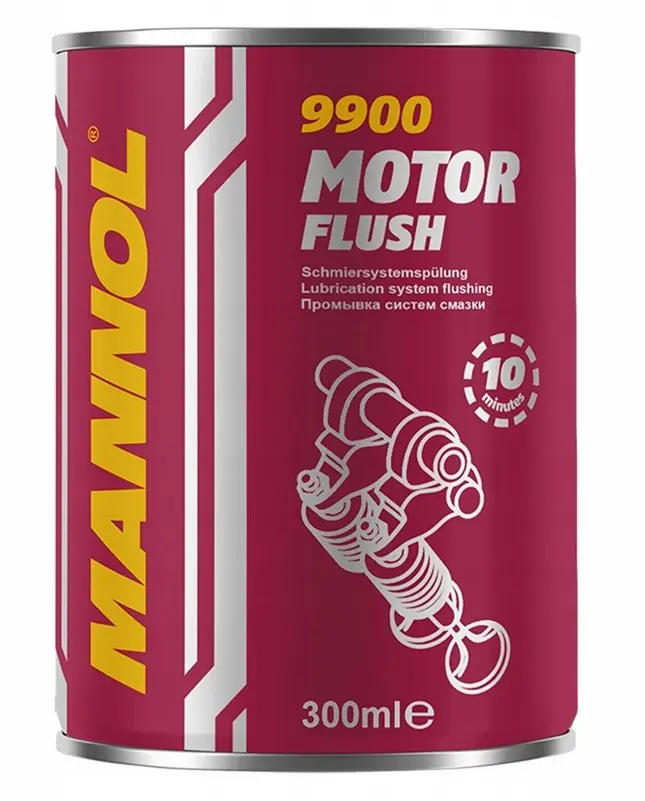 MANNOL MOTOR FLUSH 300ML - přípravek na proplach motoru (pro motorový olej) (9900) (24) (MANNOL MOTOR FLUSH 300ML - přípravek na proplach motoru (pro)