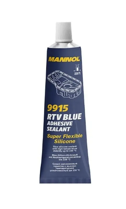 MANNOL GASKET MAKER - těsnící silikon - barva modrá 85 g (nahrazuje těsnění) (9915) (144) (MANNOL GASKET MAKER - těsnící silikon - barva modrá 85 g)