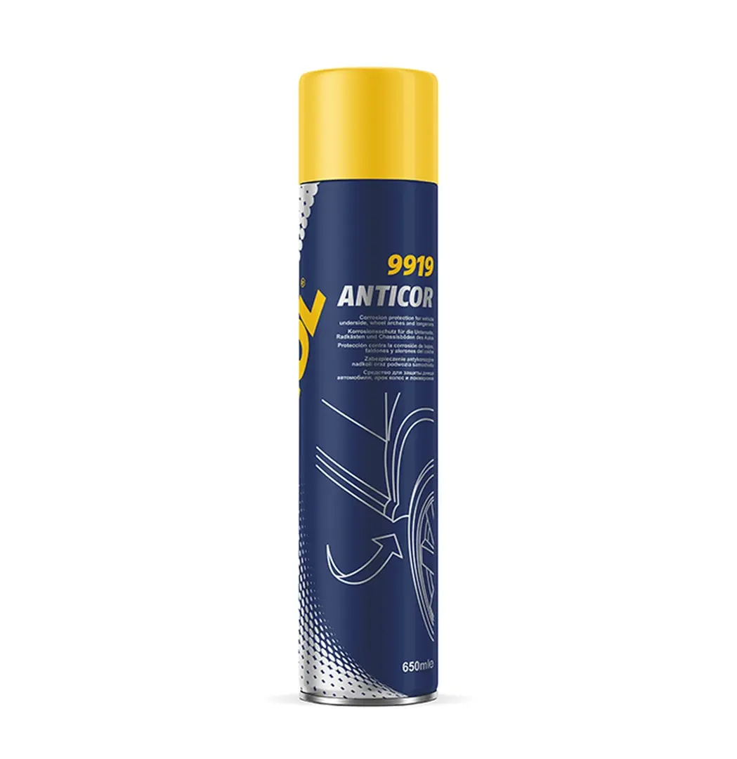 MANNOL ANTICOR SCHWARZ 650ML - antikorozní prostředek na ochranu podvozku (9919) (12) (MANNOL ANTICOR SCHWARZ 650ML - antikorozní prostředek na)