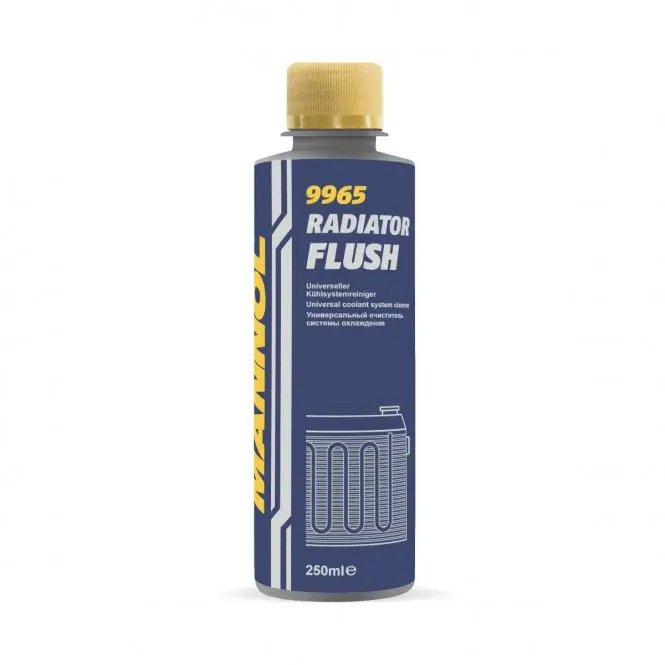 MANNOL RADIATOR FLUSH 250ml - prostředek pro proplachování chladiče (odstraňuje usazeniny) (9965) (50) (MANNOL RADIATOR FLUSH 250ml - prostředek pro)