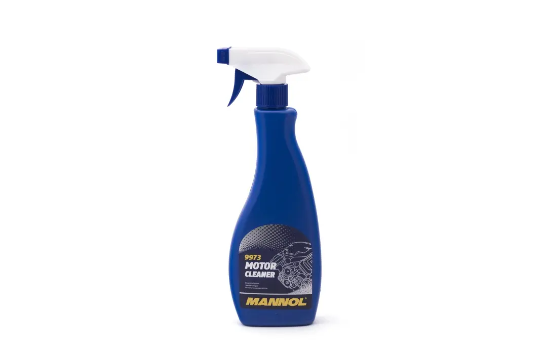 MANNOL MOTOR CLEANER 500ML - prostředek na mytí motoru rozprašovač (odstraňuje staré olejové nečistoty) (9973) (12) (MANNOL MOTOR CLEANER 500ML -)