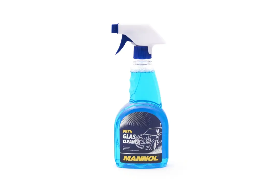 MANNOL GLAS CLEANER 500ML - čistič plexi (neutrální pro plasty a pryž) (9974) (12) ( )