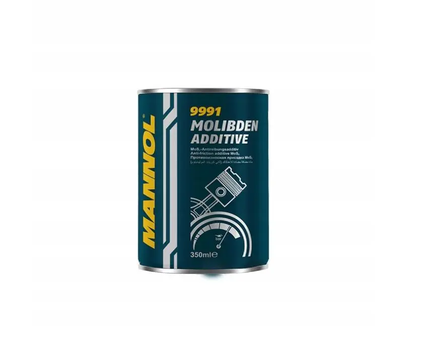 MANNOL MOLIBDEN ADDITIVE 350ML - přísada do oleje MoS2 (snižuje tření) (plechová puszka) (9991) (24) (MANNOL MOLIBDEN ADDITIVE 350ML - přísada do)