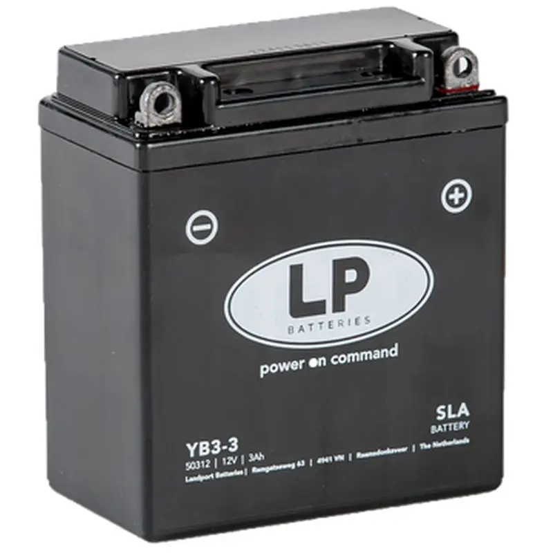 LANDPORT akumulátor YB3-3 (MS LB3-3) (YB3L-A/B) 12V 3AH (98X56X110mm) SLA bezúdržbový - zalitý (12) (LANDPORT akumulátor YB3-3 (MS LB3-3) (YB3L-A/B))
