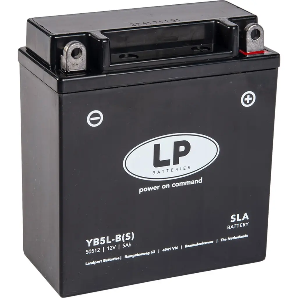 LANDPORT akumulátor YB5-3 (MS LB5-3) (SLA) 12V 5AH 119X59X130 (12N5-3B) bezúdržbový - zalitý (12) = YB5LB(S) L, YB5-LB (S) (LANDPORT akumulátor YB5-3)