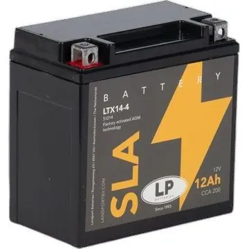 LANDPORT akumulátor YTX14-4 (YTX14-BS) (MS LTX14-4) 12V 12AH (CCN 200) 150X87X146 SLA bezúdržbový - předplněný (4) (LANDPORT akumulátor YTX14-4)