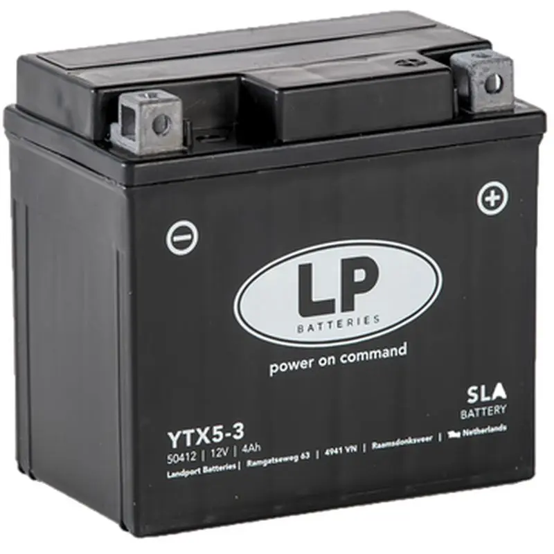 LANDPORT akumulátor YTX5-3 (MS LTX5-3) (YTX5L-BS) 12V 4AH (113X70X105mm) SLA bezúdržbový - zalitý (10) (LANDPORT akumulátor YTX5-3 (MS LTX5-3))