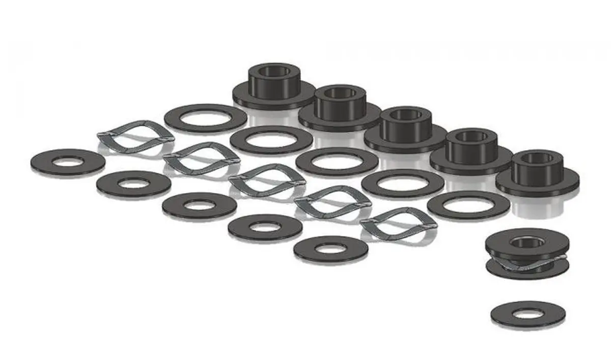 TRW ZF sada pouzder a montážních podložek pro brzdový kotouč BMW R 850C/GS 97-00, R 850R 95-07, R 1100GS/RT/S 93-05, R 1150GS/ADV/R/RT 99-06, K