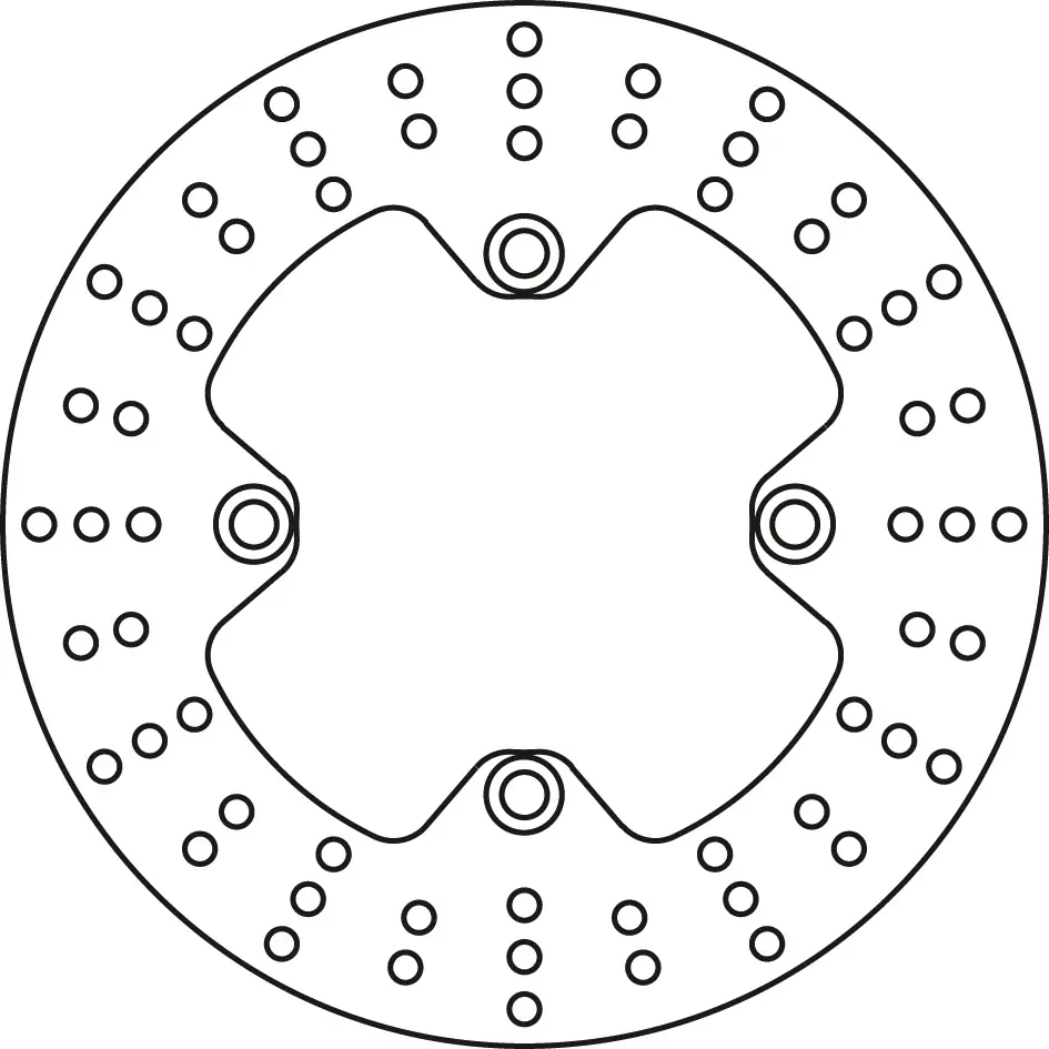 TRW ZF brzdový kotouč přední HONDA CB 250 TWO FIFTY 92-05, zadní - HONDA TRANSALP XL-V 600/650 91-07, TRANSALP XL-VA 700 08-13, CB 750 SF 92-03 (TRW)