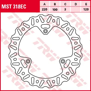 TRW ZF brzdový kotouč přední YAMAHA YZ 80 / 85 93-16, SUZUKI RM 85 05-16 (TRW ZF brzdový kotouč přední YAMAHA YZ 80 / 85 93-16, SUZUKI RM 85 05-16)